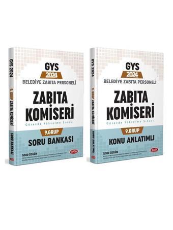 Data Yayınları 2024 GYS Belediye Zabıta Personeli Zabıta Komiseri 1. Grup Konu ve Soru Seti - Data Yayınları