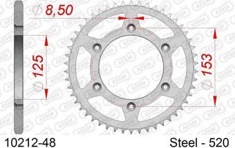 AFAM HONDA CRF450 R ÇELİK ARKA DİŞLİ 520 X 48