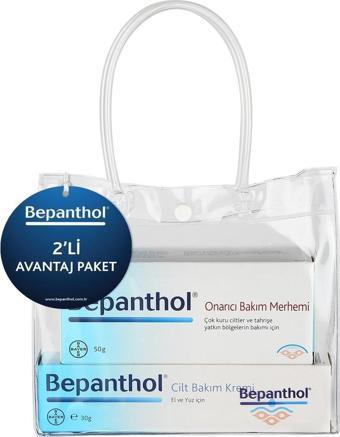 Bepanthol Onarıcı Bakım Kremi 50 G + Cilt Bakım Kremi 30 G 8699546358687