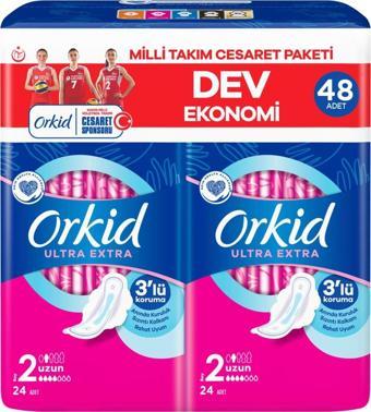 Orkid Ultra Extra Cesaret Paketi Uzun 48'Li