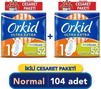 Orkid Ultra Extra Normal Cesaret Paketi 104'Lü