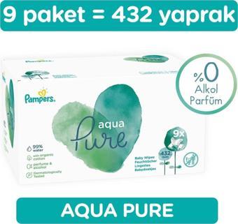 Prima Islak Havlu Aqua Pure 9 Lu Fırsat Paketi (432 Yaprak)