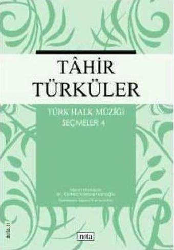 NTY-011 TAHİR TÜRKÜLER SEÇMELER 3