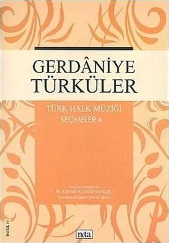 NTY-033 TÜRK HALK MÜZİĞİ GERDANİYE TÜRKÜLERİ