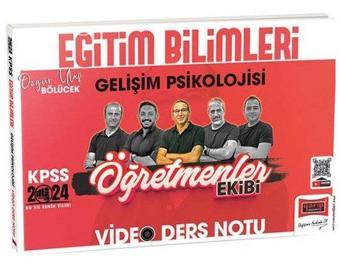 2024 KPSS Eğitim Bilimleri Gelişim Psikolojisi Öğretmenler Ekibi Video Ders Notları - Özgür Ulaş Bölücek - Yargı Yayınları