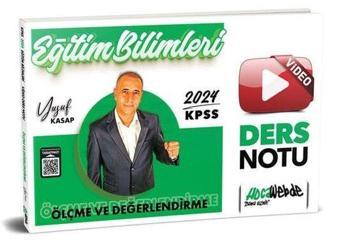 2024 KPSS Eğitim Bilimleri Ölçme ve Değerlendirme Video Ders Notu - Yusuf Kasap - Hoca Webde Yayınları