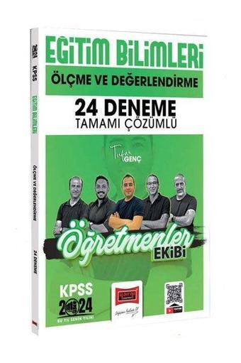 2024 KPSS Eğitim Bilimleri Ölçme ve Değerlendirme Tamamı Çözümlü 24 Deneme - Tufan Genç - Yargı Yayınları