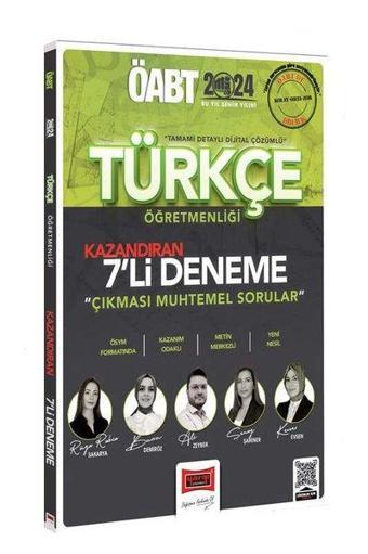 2024 ÖABT Türkçe Öğretmenliği Kazandıran 7 Deneme - Kevser Evsen - Yargı Yayınları