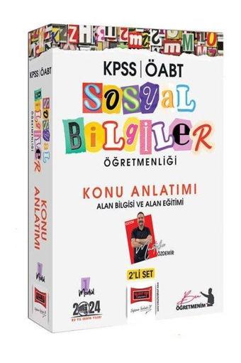 2024 ÖABT Sosyal Bilgiler Öğretmenliği Konu Anlatımı 2'li Set (Alan Bilgisi ve Alan Eğitimi) - Mustafa Özdemir - Yargı Yayınları