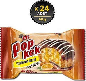 Eti Popkek Portakallı 60 g x 24 Adet