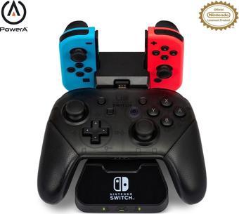 Nintendo Switch Pro Controller Joycon Şarj İstasyonu Dock Lisanslı