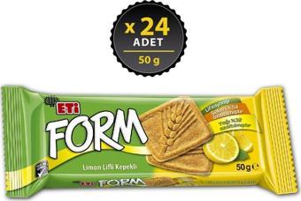 Eti Form Limon Lifli Kepekli Bisküvi 50 gr x 24 Adet