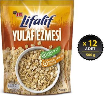 Eti Lifalif Yulaf Ezmesi 500 gr x 12 Adet