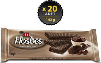 Eti Hoşbeş Kakao Kremalı Gofret 142 gr x 20 Adet