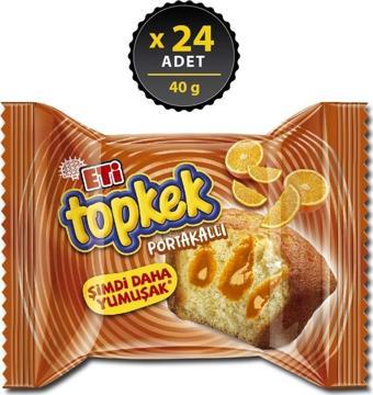 Eti Topkek Portakallı 40 gr x 24 Adet