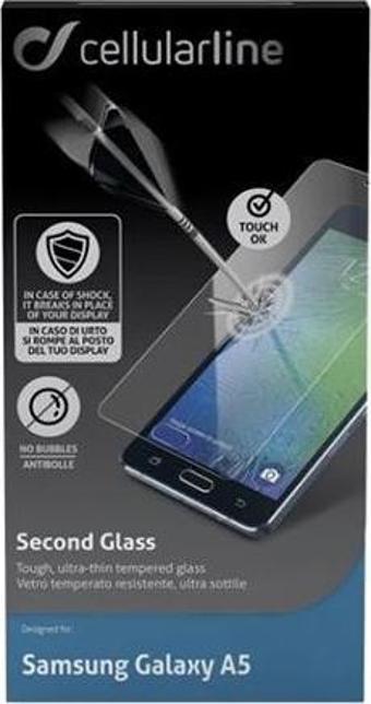 Cellular Line Galaxy A5 2015 ile Uyumlu Cam Ekran Koruyucu