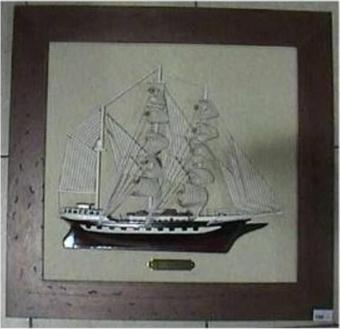 Denizcilik › Denizcilik Grubu › Marine Aksesuar- Yarım Maket Tablo>>65x58x6 Cm.