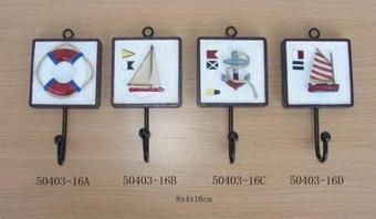 Denizcilik › Denizcilik Grubu › Marine Aksesuar- 4 Lu Kare Askılık 8x4x16 Cm.