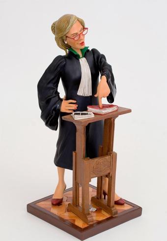 Kadın Avukat Büyük- Lady Lawyer-sertifikalı Özel Koleksiyon-17*19*42 Cm-fo85514