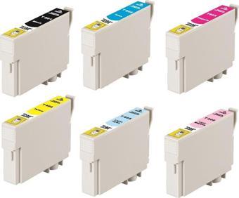 Xplus Epson PX700W  T0801-T0802-T0803-T0804-T0805-T0806  6 Renk Muadil Kartuş Seti 500 Sayfa