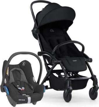 Connect 3 Bebek Arabası Black-Black Travel Set Cabriofix Black