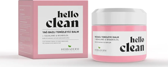 Herbaderm Hello Clean Yağ Bazlı Temizleyici Balm 100 ml Kuru ve Hassas Ciltler