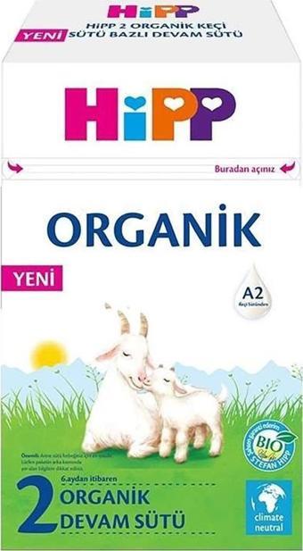 Hipp 2 Organik Keçi Sütü Bazlı Devam Sütü 400 gr