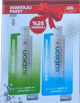 Xabion Adult Cilt Bakım Losyonu 250 ml + Şampuanı 250 ml