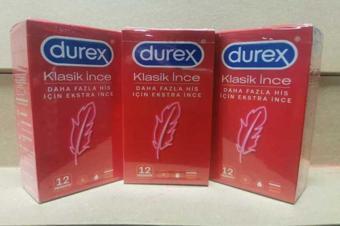 DUREX KLASİK İNCE 12'Lİ ( 3'LÜ PAKET OLARAK )