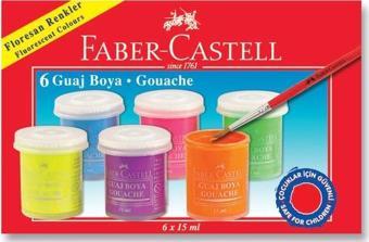 Faber-Castell Floresan 6 Renk Guaj Boya
