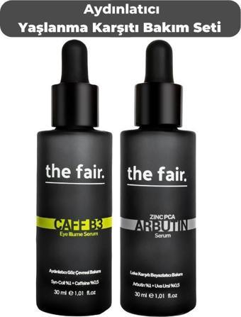 the fair. Aydınlatıcı Yaşlanma Karşıtı Vegan Göz ve Cilt Bakım Seti