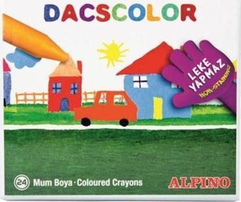 Alpıno Dacscolor Dc-050295 24 Renk Mum Boya Çantalı