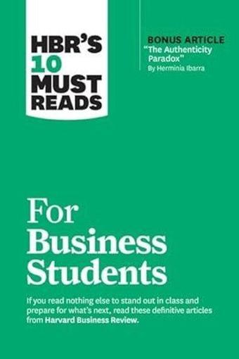 HBR's 10 Must Reads for Business Students - Harvard Business Review - Harvard Business Review Press