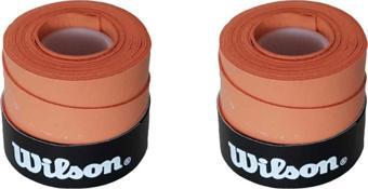 Wilson Comfort Bowl O'Grips 2 Adet Grip, Tenis Raketi Gribi Kiremit Renkli