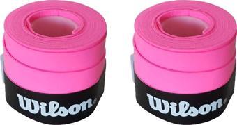 Wilson Comfort Bowl O'Grips 2 Adet Grip, Tenis Raketi Gribi Pembe