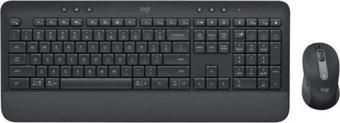 Logitech Signature MK650 Multi-Device Bolt Alıcılı Bluetooth Kablosuz Klavye ve Mouse Seti Türkçe Q - Siyah