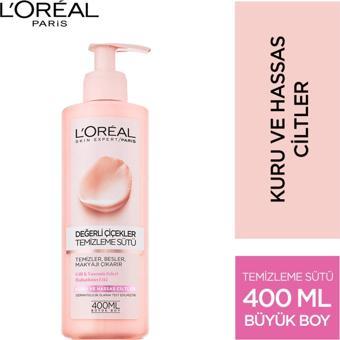 L'Oréal Paris Değerli Çiçekler Temizleme Sütü Kuru ve Hassas Ciltler