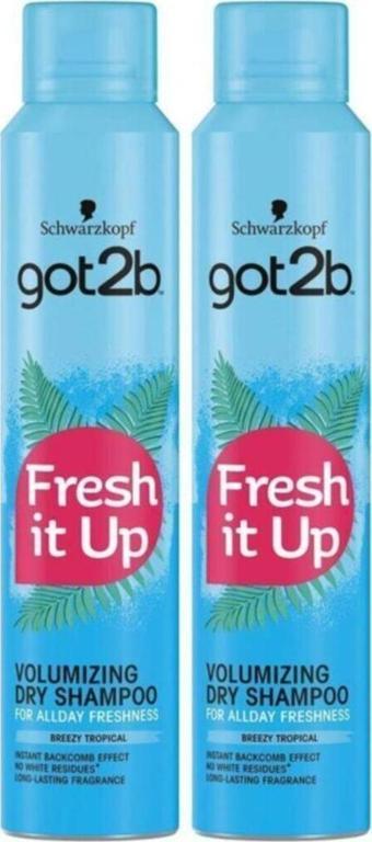 Got2B Fresh It Up Volume Kuru Şampuan 200 Ml X 2 Adet