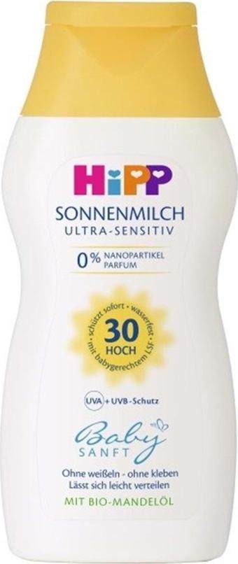 Hipp Babysanft Bebek Güneş Sütü/sonnenmılch 200ml Ultra Sensıtıv (30 FAKTÖR)