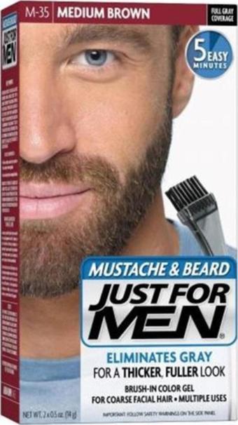 Just For Men Orta Kahve Sakal Ve Bıyık Boyası M-35