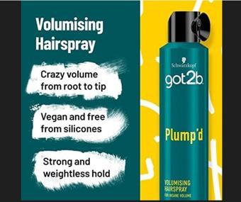 Schwarzkopf GOT2B DOLGUN HACİM VERİCİ SAÇ SPREYİ 300ML