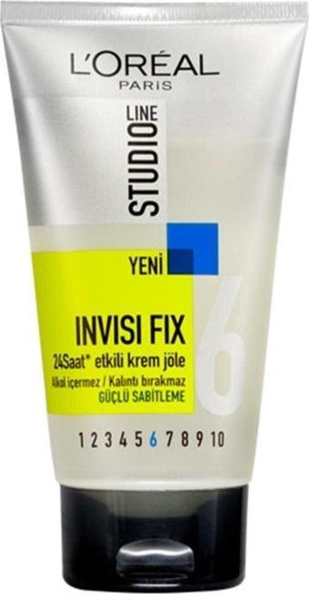 L'Oréal Paris 24 Saat Tutucu Güçlü Saç Jölesi - Studio Line Invisi Fix 150 ml No: 6 8690595080277