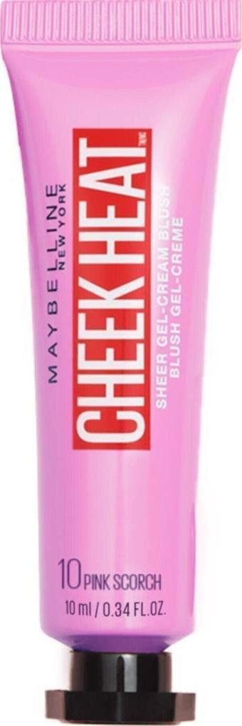 Maybelline New York Cheek Heat Likit Allık 10 Scorch 3600531591311