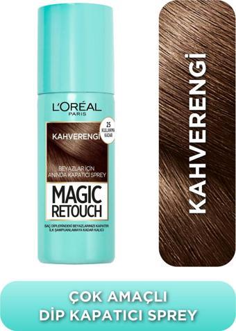 L'Oréal Paris Magic Retouch Beyaz Dipleri Kapatıcı Sprey - Kahverengi