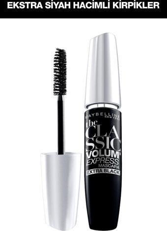 Maybelline New York Hacim Veren Siyah Maskara - Volum' Express Classic Extra Black Mascara 3600531516512