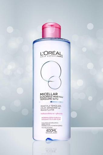 L'Oréal Paris Dermo Expertise Hassas Ciltler Için Kusursuz Makyaj Temizleme Suyu 400 ml