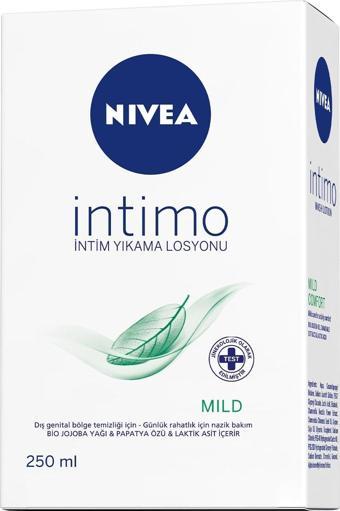 Nivea Intimo Mild Confort Genital Bölge Yıkama Ve Temizleme Losyonu 250ml, Alkali Sabun Içermez