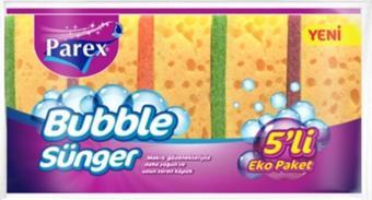 Parex Bubble Sünger 5'li Eko Paket