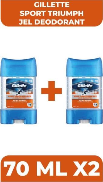 Gillette Stick Koltuk Altı Jel Sport Triumph 70 ml x2