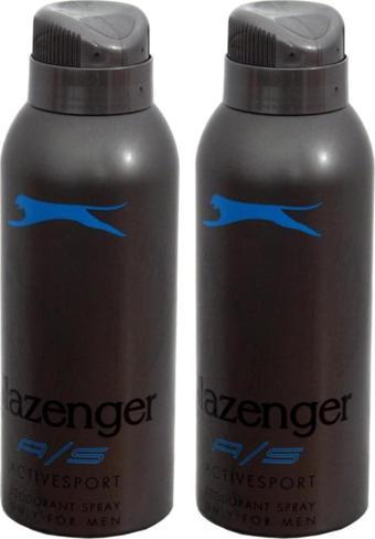 Slazenger Deodorant Active Sport 150ml(MAVİ) X 2 Adet